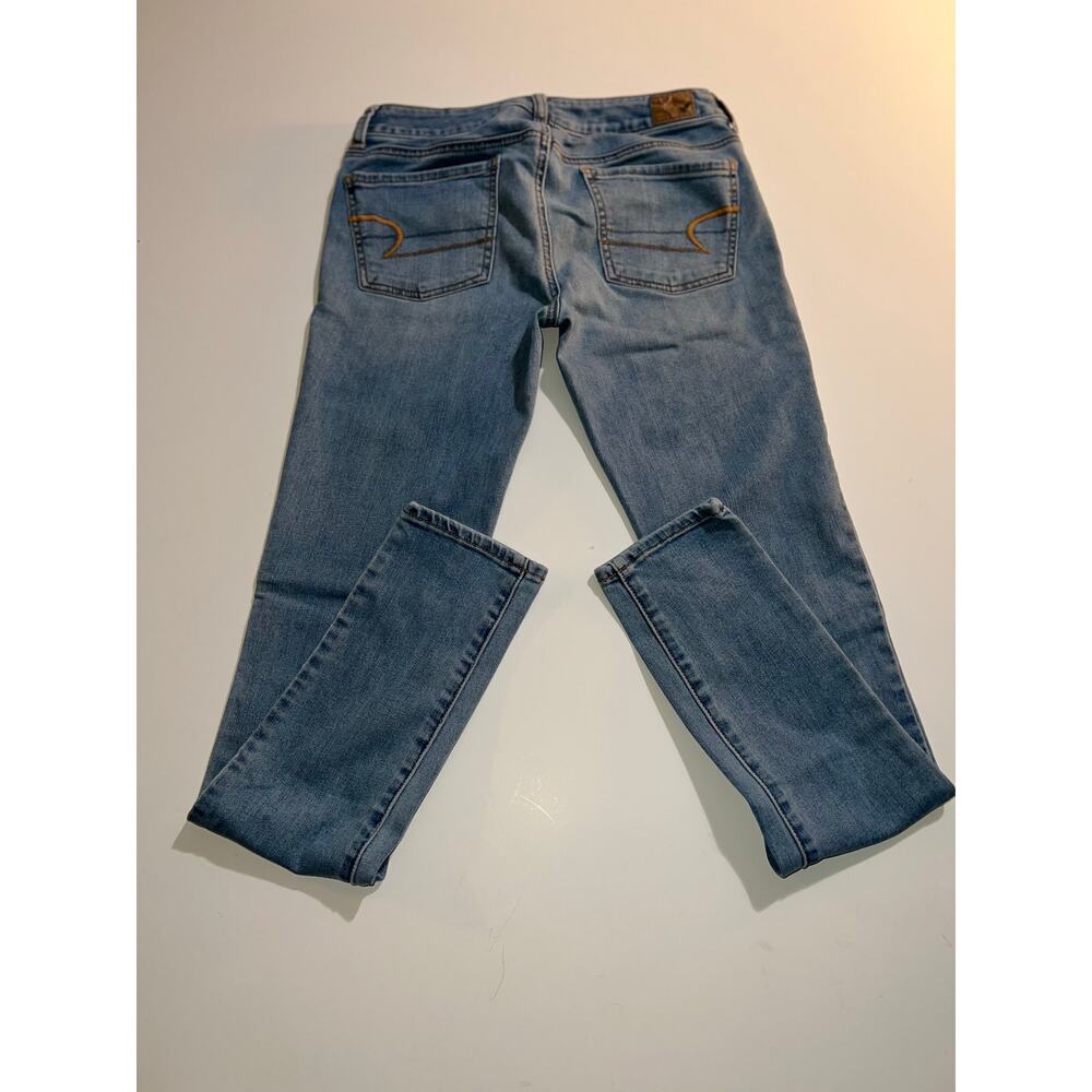 American Eagle outfitters women’s super stretch blue jeans jegging - Picture 4 of 11